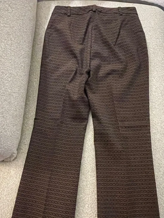 Retro Patterned Dress Pants - Picture 2 of 4